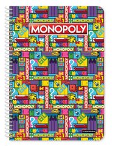 Diakakis Spiraalnotitieboek Monopoly 17 X 25 Cm Papier