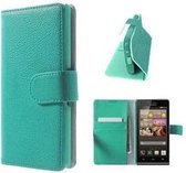 Huawei G6 4G LTE Hoesje Wallet Case Turquoise