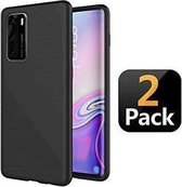 Telefoonhoesje - Back Cover - Geschikt Voor Huawei P40 - Zwart
