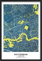 Poster Stad Rotterdam A3 - 30 x 42 cm (Exclusief Lijst)