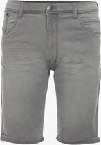 Unsigned heren jog denim short - Grijs - Maat XXL
