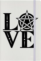 Fantasy Giftshop Notitieboek - Pentagram Love - A5