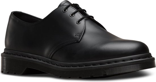 Dr. Martens - Chaussures à lacets unisexes 1461 Mono Smooth Black Smooth - Noir - Taille 36
