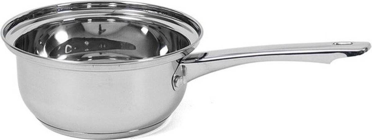 Gerimport Steelpan Manhatten - 1,5 liter - sauspan - 14 cm - o.a. voor saus en jus