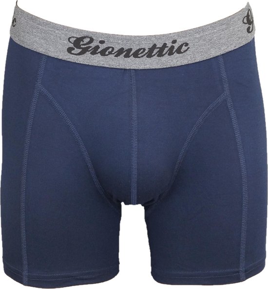 Lot de 3 boxers homme Gionettic Modal Marine taille XL