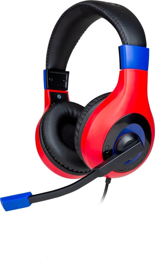 Bigben Stereo Gaming Headset V1 - Nintendo Switch - Blauw/Rood