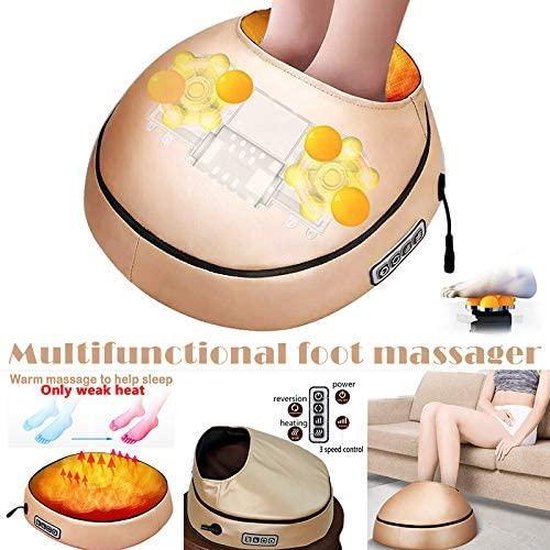 Foto: Air ease comfort pro massagekussen nekmassage apparaat massage apparaat voor 6 delen van het lichaam met warmtefunctie zwart