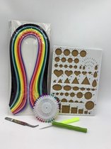 Quilling Beginner set 6 delig 24 kleurig