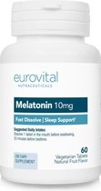 EuroVital Melatonine 60 tabletten met aardbeiensmaak