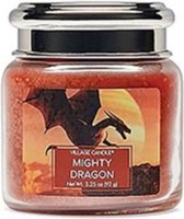Village Candle Geurkaars Mighty Dragon 6,5 X 7 Cm Wax Oranje