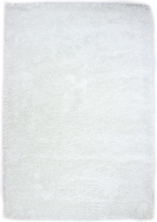Tapis Shaggy avec fil pailleté blanc-200 x 290 cm | bol.com