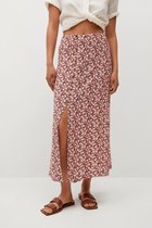 Mango Rok Bedrukte Rok Met Knopen 17062027 56 Dames Maat - 44