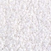 miyuki delica's 11/0 matte ab white DB-351