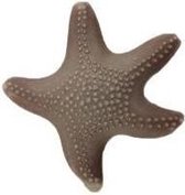 Fun in the sun knoop zeester grijs, 2.3 cm x 2.4 cm, 4 stuks