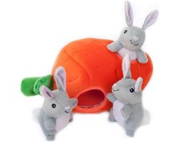 Honden speelgoed - ZippyPaw - Interactief - Spel - Puzzel - Pinata - Wortel - Konijn
