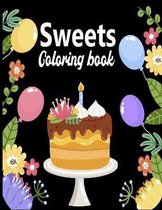 Sweets Coloring Book