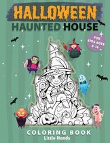 Halloween Haunted House coloring book for kids 5-14