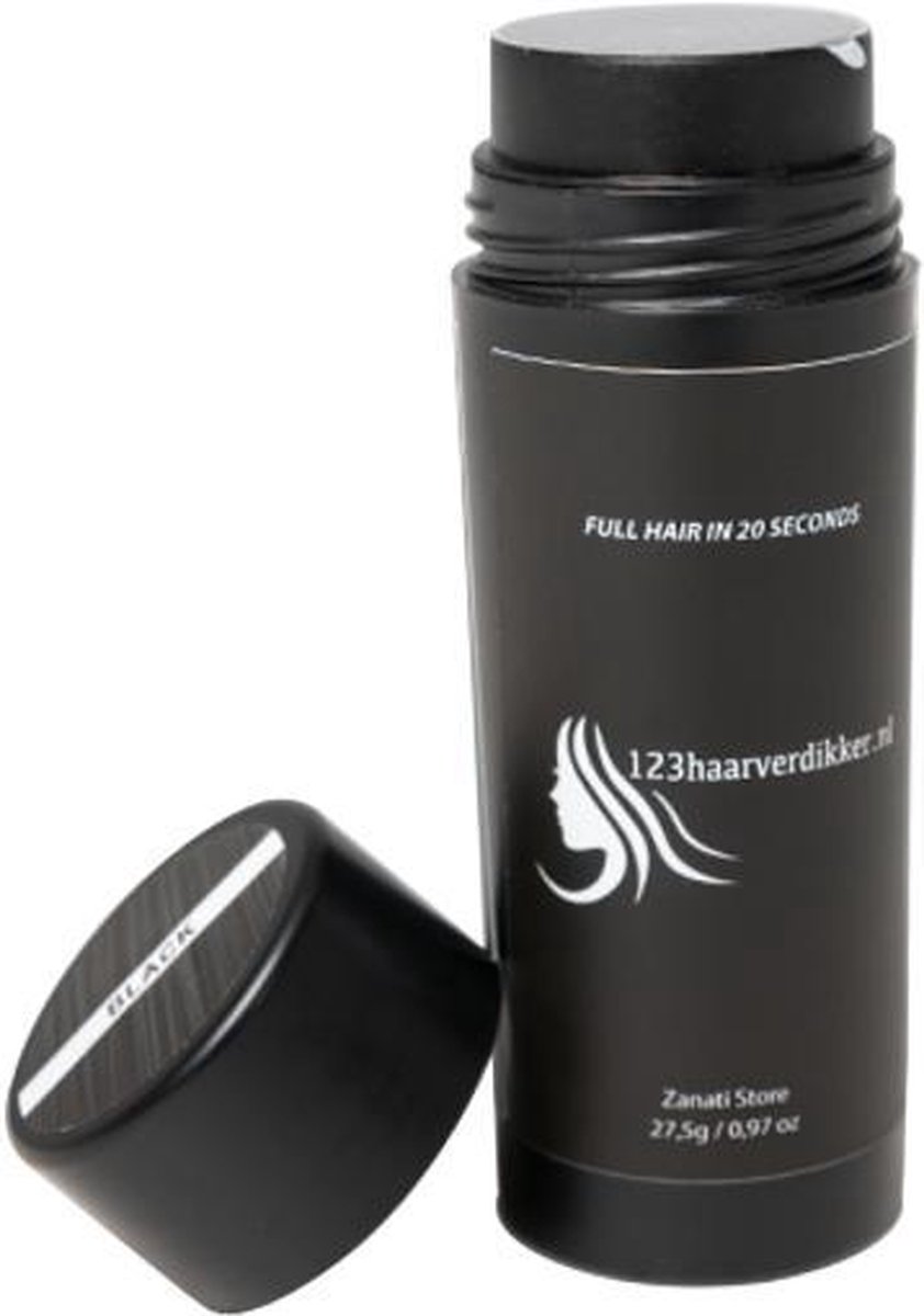 123Haarverdikker Hair Building Fibers, Middenbruin 27,5 Gram, Beste kwaliteit haarvezels!