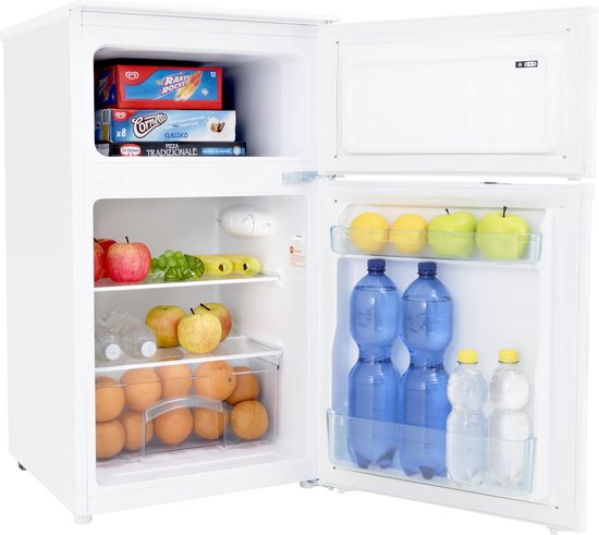 Exquisit KGC087-25-040FW - Kleine koelkast met vriezer - 4* Vriesgedeelte -  85 Liter -... | bol.com
