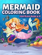 Mermaid Coloring Book for Kids Ages 4-8