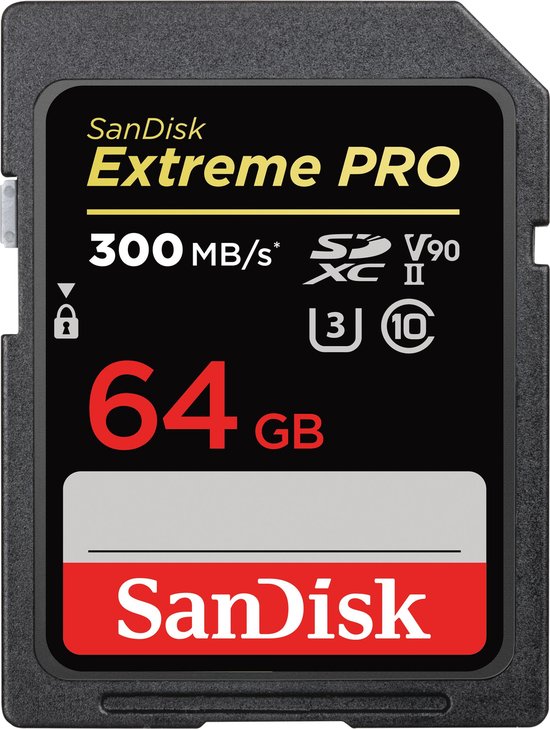 2. Optimaal voor geavanceerde foto- en videoprofessionals: SanDisk 128GB Extreme Pro UHS-II