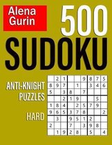 500 Sudoku Anti-Knight Puzzles Hard