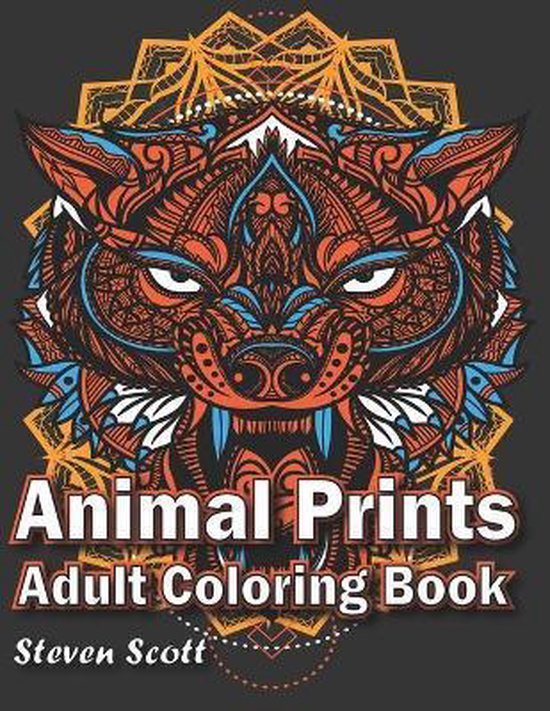 Animal Prints an Adult Coloring Book - cover