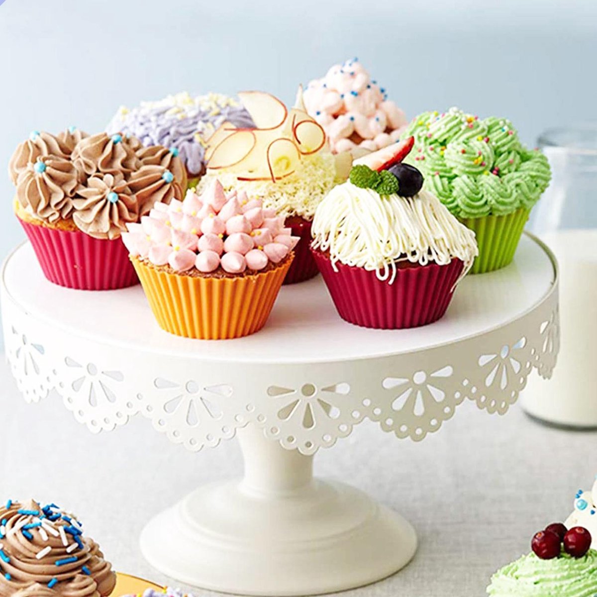 Caissettes cupcake et muffin Couleurs assorties x 100