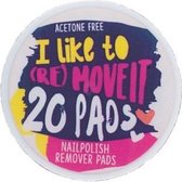 Nagellak remover 25 pads on the go