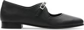 Clarks - Dames - Pure Flat - D - 2 - black leather - maat 5