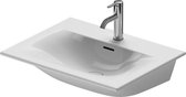 Duravit Viu meubelwastafel 63 cm zonder kraangat met overloop, wit