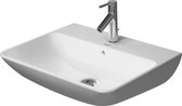 Duravit Me by Starck wastafel 55x44 cm met 1 kraangat met overloop WonderGliss, wit