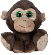 Play By Play Knuffelaap Little Pet Paws Junior 21 Cm Bruin