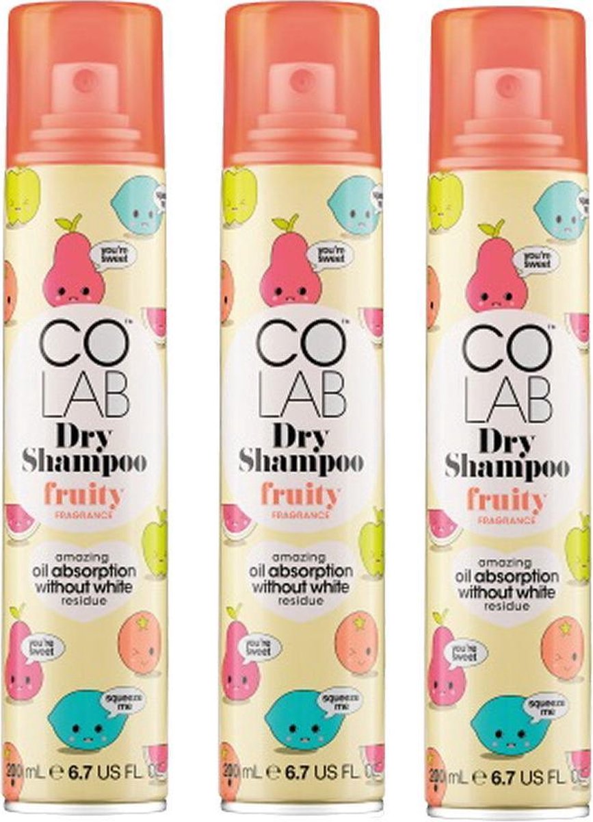 Colab Dry Shampoo Fruity - 3 pak