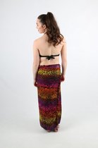 Sarong 45 - Pareo - Saunadoek – Wikkeljurk - Dierenprint Regenboog  - Om Namaste