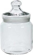 Kitchen & Deco Glazen Voorraadpot - met deksel - 1,5 Liter