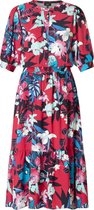 YESTA Leonora Maxi-Dress - Dark Pink/Multi-C - maat X-0(44)