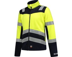 Tricorp Fleecejack Multinorm Bicolor 403013 - Mannen - Geel/Ink - XL