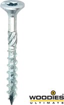 WOODIES® Ultimate Platverzonkenkopschroef Torx Verzinkt 6x60 Deeldraad VE=200 - 61560441