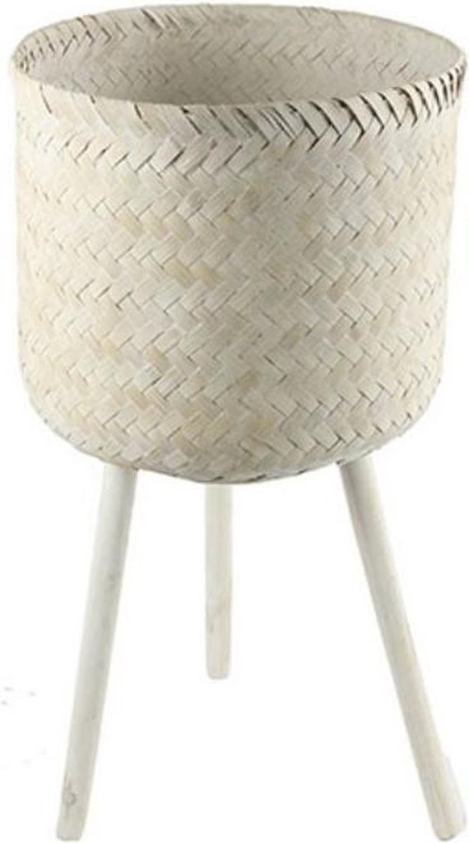 Non-branded Opbergmand Rosita 38 X 73 Cm Riet Crème