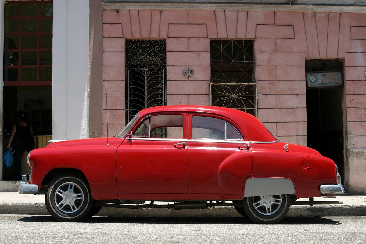 Dibond - Auto - Oldtimer - 50 x 75 cm.
