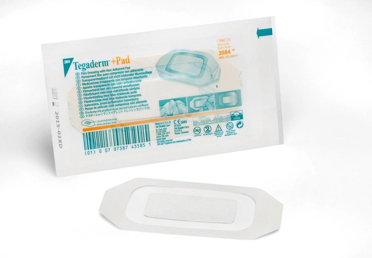 3M Tegaderm+Pad 6X10 Cm