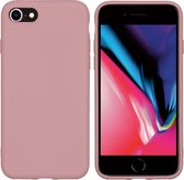iPhone 8 hoesje - iPhone 7 hoesje - iPhone SE 2020 hoesje - hoesje iPhone SE 2020 - hoesje iPhone 8 - hoesje iPhone 7 - Siliconen hoesje - Lichtroze - iMoshion Color Backcover