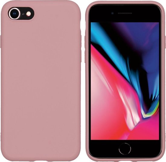 Coque en Siliconen iPhone SE (2022) / SE (2020) / 8/7 - iMoshion Color Backcover - rose clair