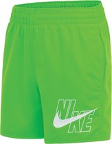 Nike Logo Solid 4" Zwembroek - Jongens - groen