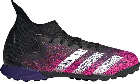 adidas Predator Freak .3 TF Sportschoenen - Maat 35 - Unisex - Zwart/Roze/Paars/Wit  | bol.com