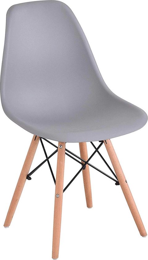 Foto: Foroo eetkamerstoelen set van 4 eetkamerstoelen grijs moderne look kuipstoelen stoelen zitplek