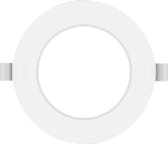 LED Downlight Pro - Aigi Trinko - Inbouw Rond 4W - Helder/Koud Wit 6500K - Mat Wit - Kunststof - Ø98mm - BES LED