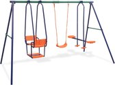 Schommel set - Kinderen - 5 personen - Achtertuin - Speelplaats - Oranje - Spelen - Nieuwste Collectie