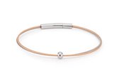 CLIC by Suzanne - Thinking of You - Rose Goud  - Dames Armband Bolletje